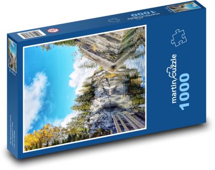Výlet do mramorového kaňonu Ruskeala - Puzzle 1000 dielikov, rozmer 60x46 cm