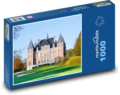 Jesenný zámok - Puzzle 1000 dielikov, rozmer 60x46 cm