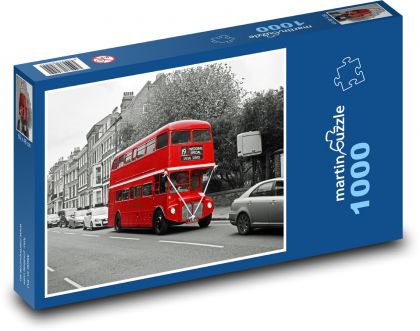The Red Legend of London - Puzzle 1000 pieces, size 60x46 cm 