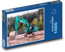 Construction machine - excavator Puzzle 1000 pieces - 60 x 46 cm 
