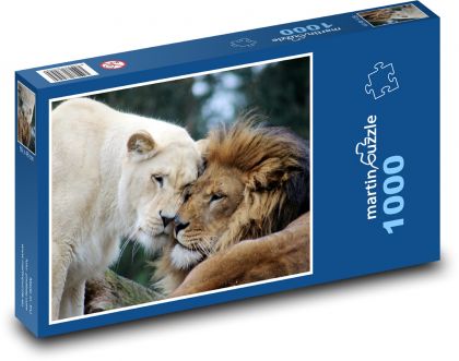 Lev a levica - Puzzle 1000 dielikov, rozmer 60x46 cm