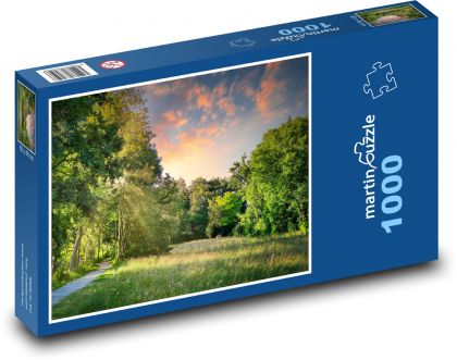 Letná lúka - Puzzle 1000 dielikov, rozmer 60x46 cm