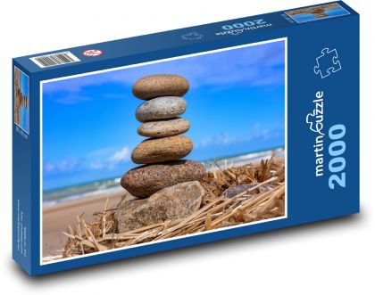 Steinpyramide - Puzzle - 2000 Teile