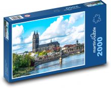 Magdeburg - Německo Puzzle 2000 dílků - 90 x 60 cm