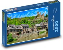 Castle - buildings, villages Puzzle 2000 pieces - 90 x 60 cm