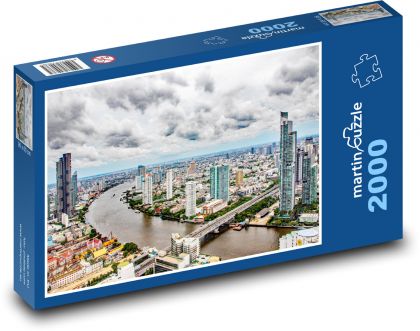 Bangkok - Fluss - Puzzle - 2000 Teile