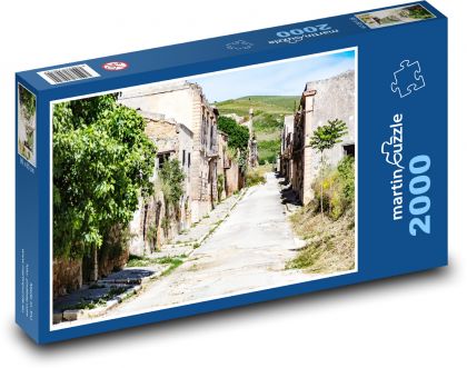 Taliansko - Sicília, mesto - Puzzle 2000 dielikov, rozmer 90x60 cm 