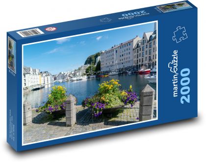 Norway - boats - Puzzle 2000 pieces, size 90x60 cm 