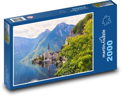 Stadt am See - Puzzle - 2000 Teile