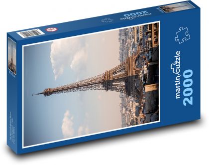 Wieża Eiffla - Francja, Paryż - Puzzle 2000 elementów, rozmiar 90x60 cm