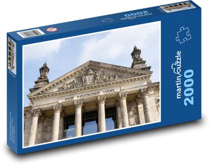 Nemecko - Bundestag, parlament - Puzzle 2000 dielikov, rozmer 90x60 cm 