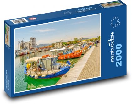 Lodě - příroda, moře - puzzle 2000 dílků