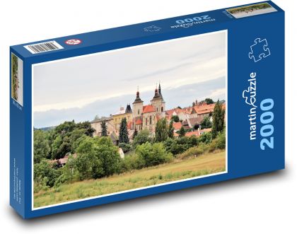 Kouřim - historické město, Střední Čechy - puzzle 2000 dílků