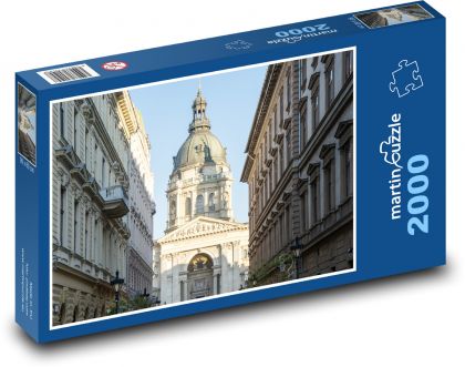 Matyášov kostol - Budapešť, Maďarsko - Puzzle 2000 dielikov, rozmer 90x60 cm 