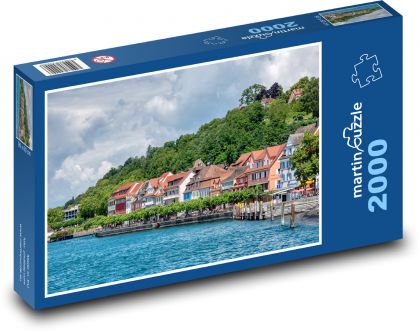Meersburg - mesto pri Bodamskom jazere, Nemecko - Puzzle 2000 dielikov, rozmer 90x60 cm 