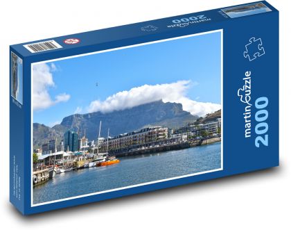 Přístav v Kapském městě - puzzle 2000 dílků