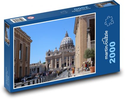 Rím - Vatikán, Taliansko - Puzzle 2000 dielikov, rozmer 90x60 cm 
