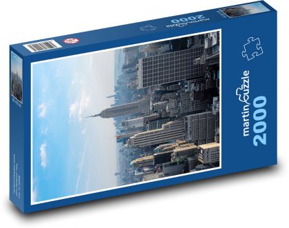 Manhattan - New York, Empire state building - Puzzle 2000 dielikov, rozmer 90x60 cm 