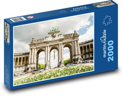 Parc du Cinquantenaire - park v Bruseli, Belgicko - Puzzle 2000 dielikov, rozmer 90x60 cm 