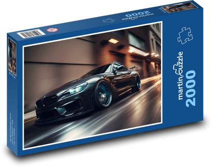Športové auto - Puzzle 2000 dielikov, rozmer 90x60 cm 