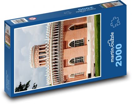 Tsaritsyno - Rusko, zámocký park - Puzzle 2000 dielikov, rozmer 90x60 cm 