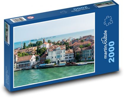 Benátky - Itálie, pobřeží - puzzle 2000 dílků