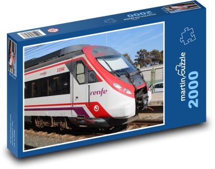 Vysokorychlostní vlak - puzzle 2000 dílků