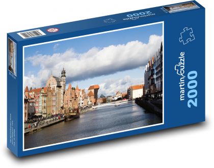 Danzig - Polen, Kanal - Puzzle - 2000 Teile