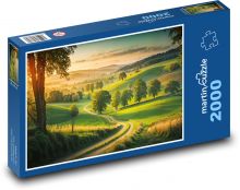 Cesta v přírodě Puzzle 2000 dílků - 90 x 60 cm