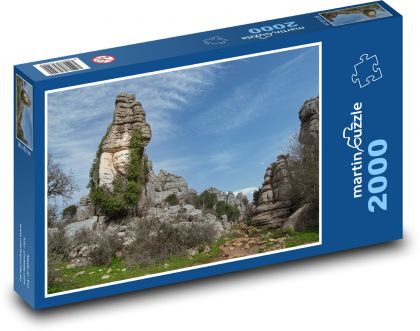 Skalnaté hory - puzzle 2000 dílků