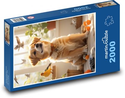 Milý psíček - Puzzle 2000 dielikov, rozmer 90x60 cm 