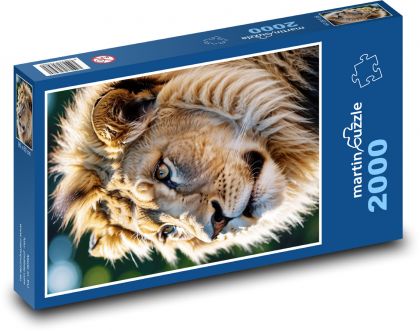Lion with a giant mane - Puzzle 2000 pieces, size 90x60 cm 