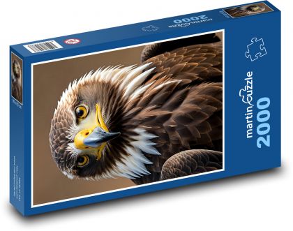 Orel - pták, dravec - puzzle 2000 dílků