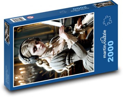 Žena - Zombie hrajúce na klavíri - Puzzle 2000 dielikov, rozmer 90x60 cm 