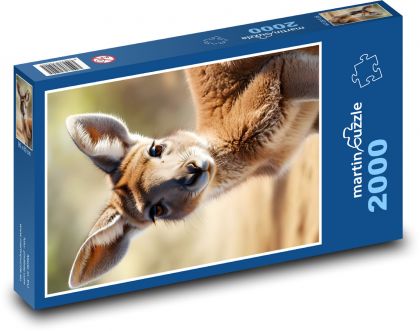 Klokan - vačkovec z Austrálie - Puzzle 2000 dielikov, rozmer 90x60 cm 