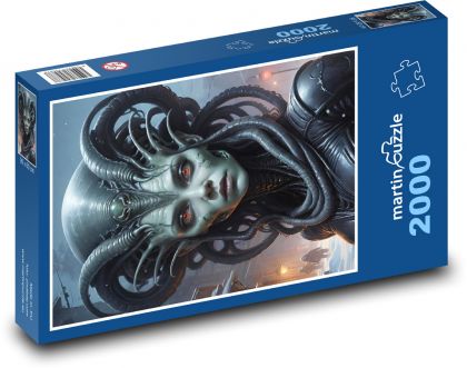 Pozaziemskie - science-fiction - Puzzle 2000 elementów, rozmiar 90x60 cm