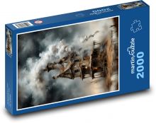 Strašidelný dům Puzzle 2000 - 90x60 cm