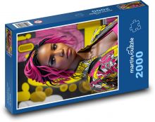Frauen Portrait Puzzle 2000 Teile - 90 x 60 cm