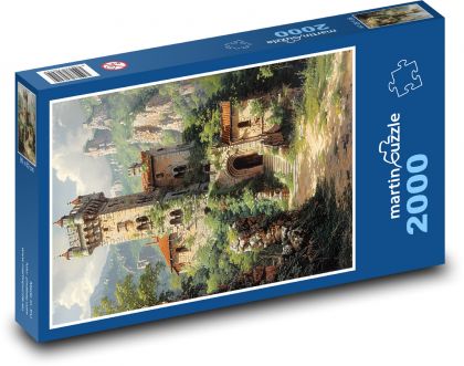 Schloss in der Natur - Puzzle - 2000 Teile