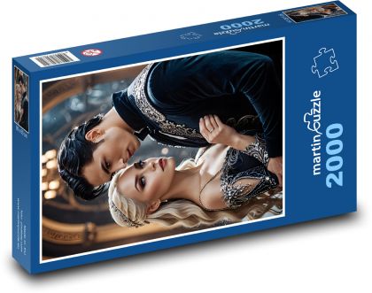 Pár - žena a muž - Puzzle 2000 dílků, rozměr 90x60 cm