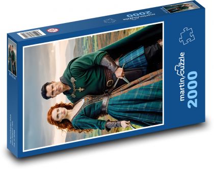 Man - Woman, Warrior - Puzzle 2000 pieces, size 90x60 cm 