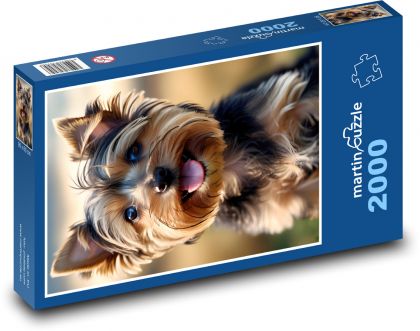 Niedlicher Yorkshire Terrier - Puzzle - 2000 Teile