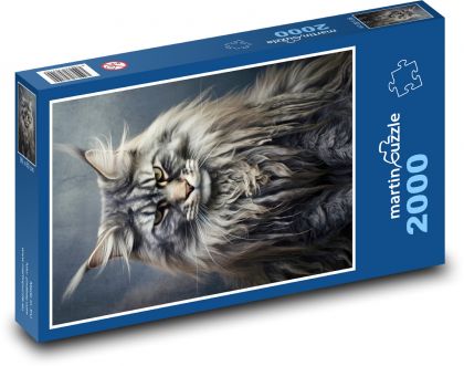 Cat - animal, pet - Puzzle 2000 pieces, size 90x60 cm 