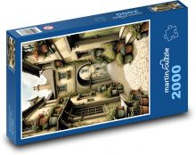 Flowers on the street in the city Puzzle 2000 pieces - 90 x 60 cm