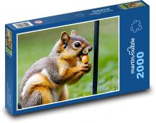 Veverička s občerstvením Puzzle 2000 dielikov - 90 x 60 cm
