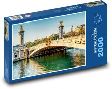 Paríž - Most, Francúzsko Puzzle 2000 dielikov - 90 x 60 cm