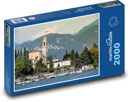 Lake Church - Puzzle 2000 pieces, size 90x60 cm 