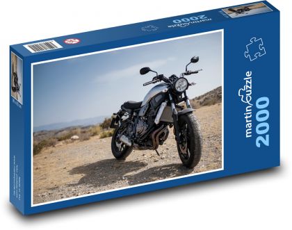Motorrad auf der Straße - Puzzle - 2000 Teile
