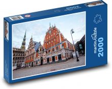 Riga - Rathausplatz, Lettland Puzzle 2000 Teile - 90 x 60 cm