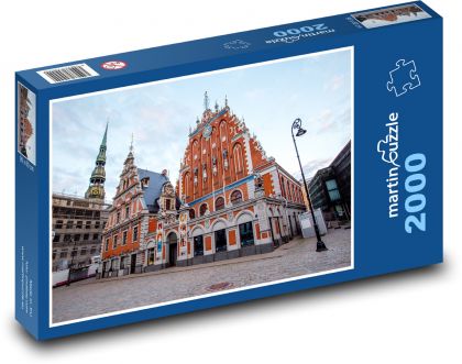 Riga - Rathausplatz, Lettland - Puzzle - 2000 Teile